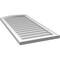 Ekena Millwork Arch Top Surface Mount PVC Gable Vent: Functional, w/ 2"W x 1-1/2"P Brickmould Frame, 20"W x 42"H GVPAR20X4202SF - alternate 5